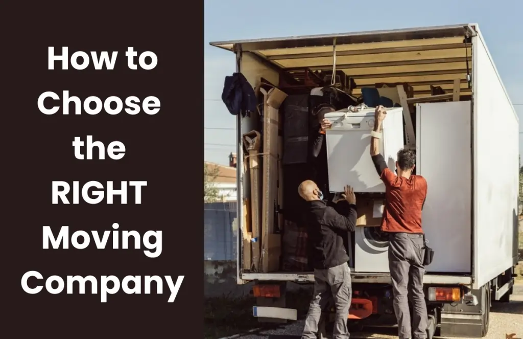 how to choose the right moving company
